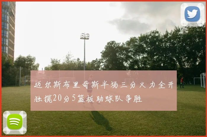 迈尔斯布里奇斯半场三分火力全开独揽20分5篮板助球队争胜